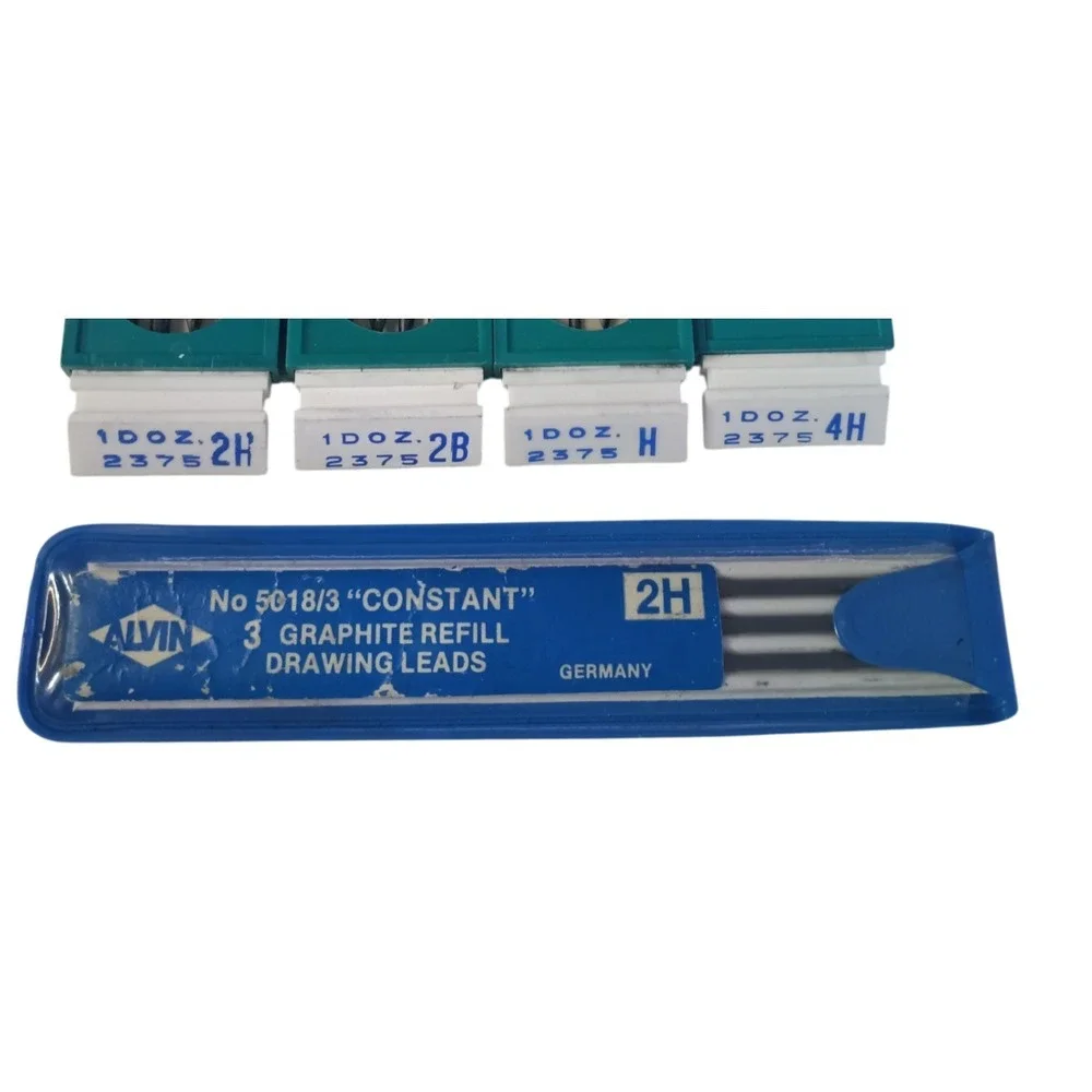 5x Eagle Turquoise No. 2375 H Drafting Drawing Lead 2H / 2B / H / 4H  (+4 DOZEN)